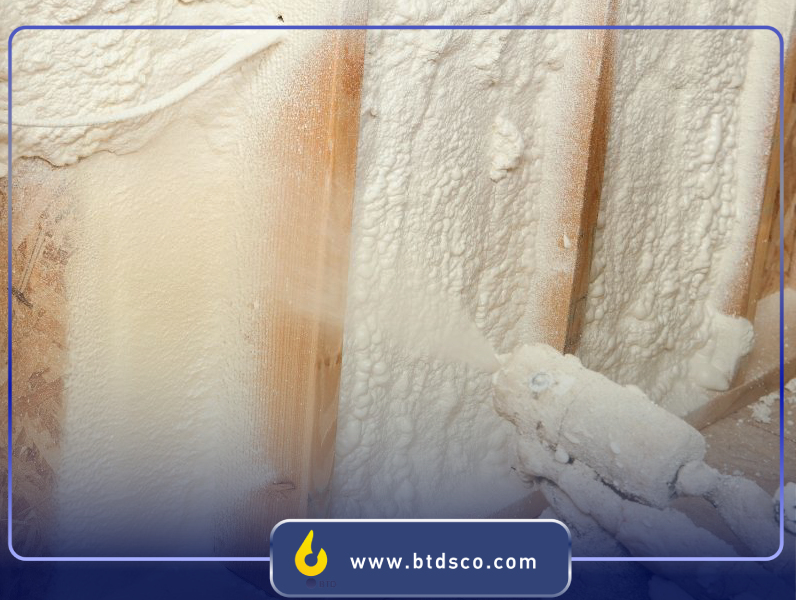 sprayfoam on walls